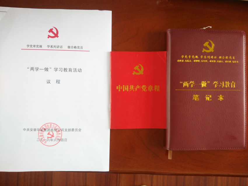 中共安徽mk体育集团电缆公司支部委员会组织党员开展 “两学一做” 专题党课学习教育活动